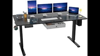 Amazon 63 Inch Sit-Stand Desk Quick 12-Step Assembly by J2 Review 49 views 5 months ago 7 minutes, 35 seconds