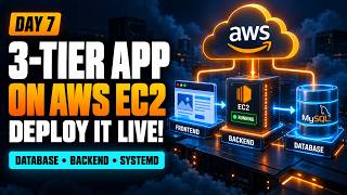 Day-7: Deploy a 3-Tier App on AWS EC2 – Database, Backend & Systemd