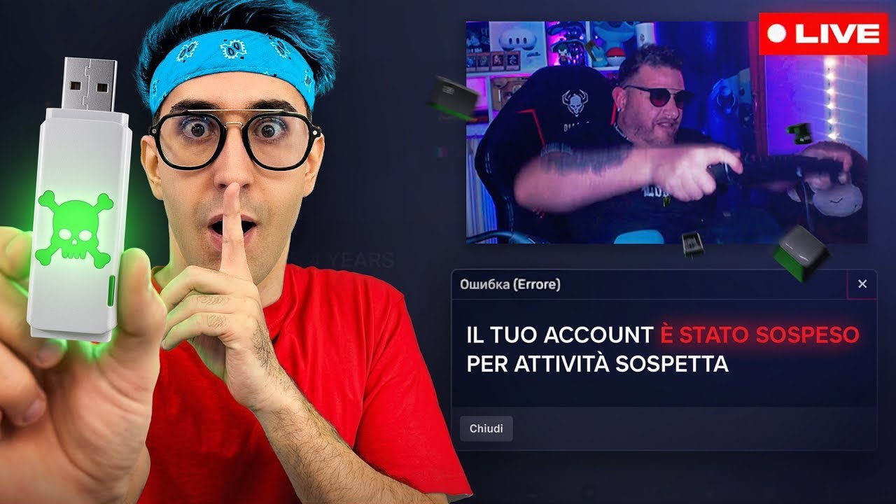 HACKERO il PC di CICCIO a DISTANZA mentre GIOCA in LIVE a GTA5 RP !