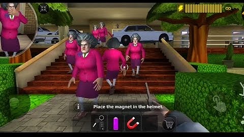 Scary Teacher 3D Mod Menu Playing Against Miss T Clones android iOS Gameplay 3d game Troll Miss T