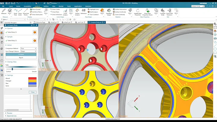 Compare Body in NX1980