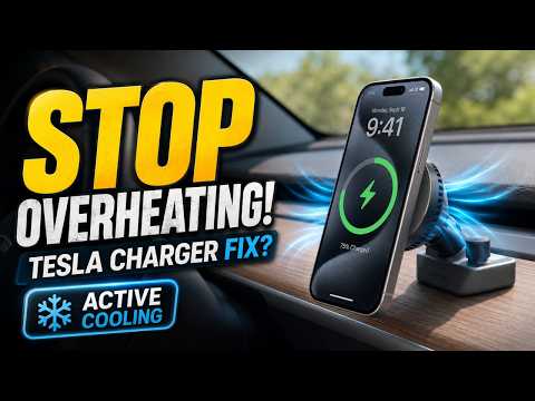 NEW Tesla Model 3/Y Qi2 Charger With Active Cooling