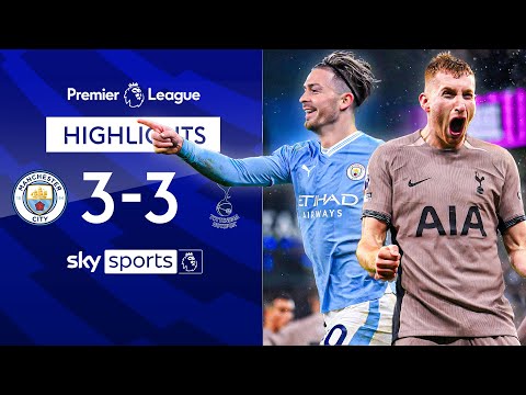 Drama And Late Goals At The Etihad! | Manchester City 3-3 Tottenham | Premier League Highlights