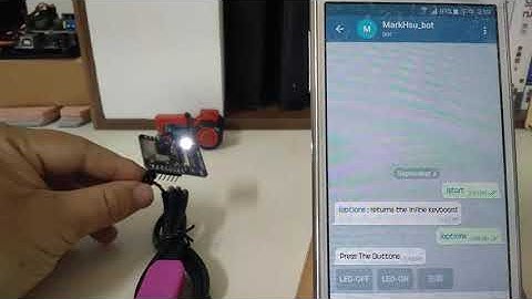 Motoduino WiFi Terminal物聯網應用系列29～Telegram遠端遙控系統