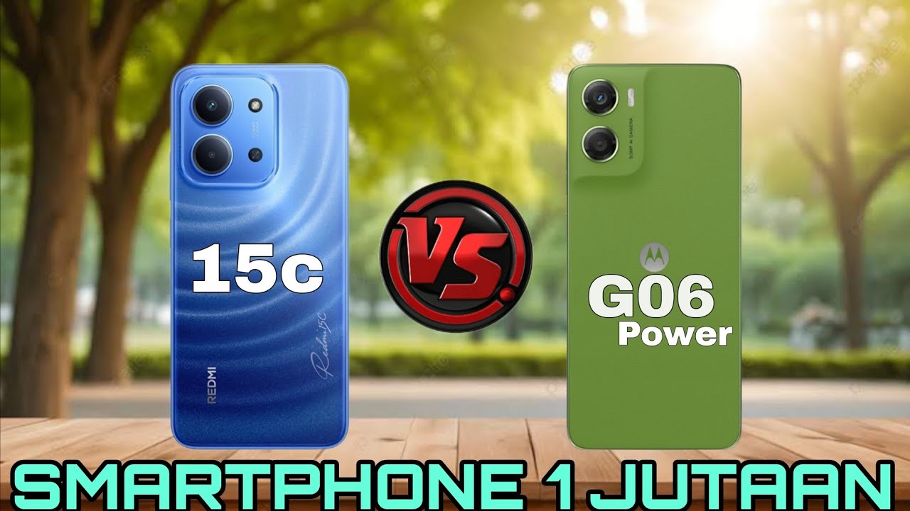 Xiaomi Redmi 15c vs Motorola Moto G06 Power
