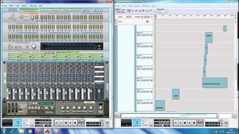 My firts mix with reason 5 & korg padkontrol