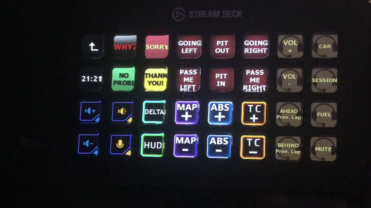 Sim Button Box w/Stream Deck by Nico