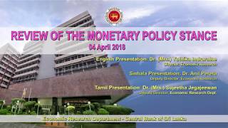 Monetary Policy Stance - No. 02 of 2018
