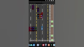 I created an 2D car game with Python and Ursina Engine. #shorts #coding #2025 # games
