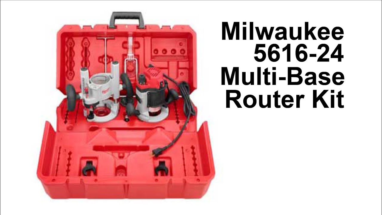 Milwaukee 5616-24 Multi-Base Router Kit