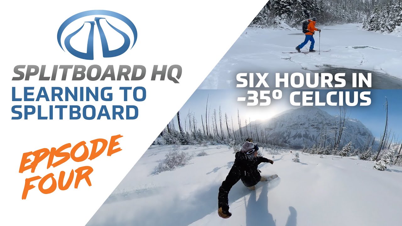 Учимся кататься на сплитборде | Эпизод 4 | Шесть часов при -35 градусах по Цельсию
