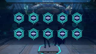 PSO2: New Genesis - Opening 20 SG Scratch Tickets from Astute Braver