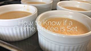 How to Know if Crème Brûlée is Set