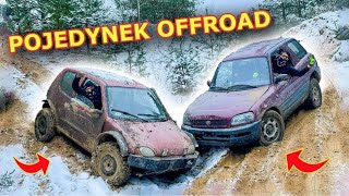 Seicento Offroad Vs Toyota Rav4 w terenie!