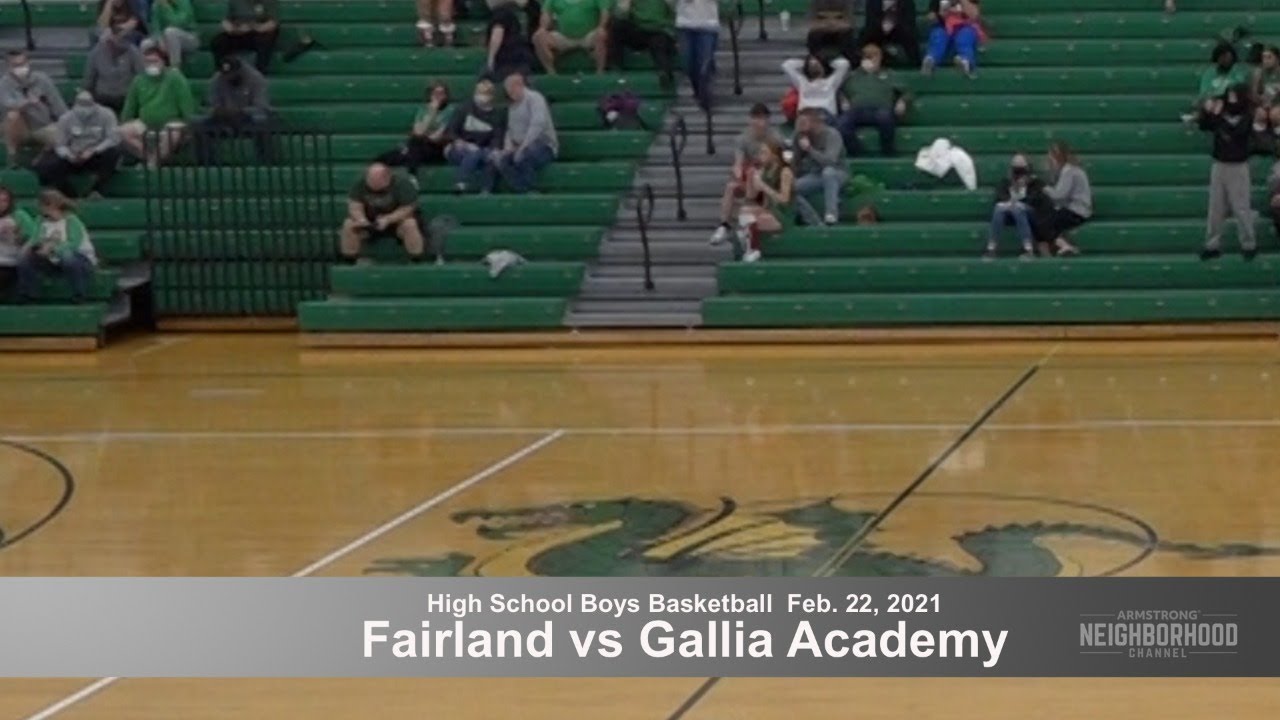 Fairland vs Gallia Academy Boys Basketball TV YouTube