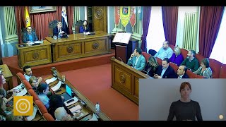 Pleno extraordinario y ordinario abril de 2023 del Ayuntamiento de Badajoz