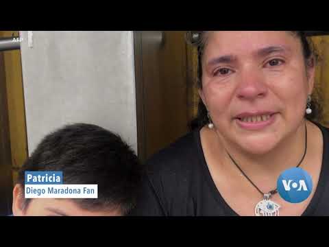 Fans in Argentina Mourn Death of Diego Maradona