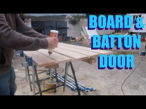 Woodwork - 8 DIY BOARD AND BATTON DOOR - YouTube Woodwork - 8 DIY BOARD AND BATTON DOOR - YouTube