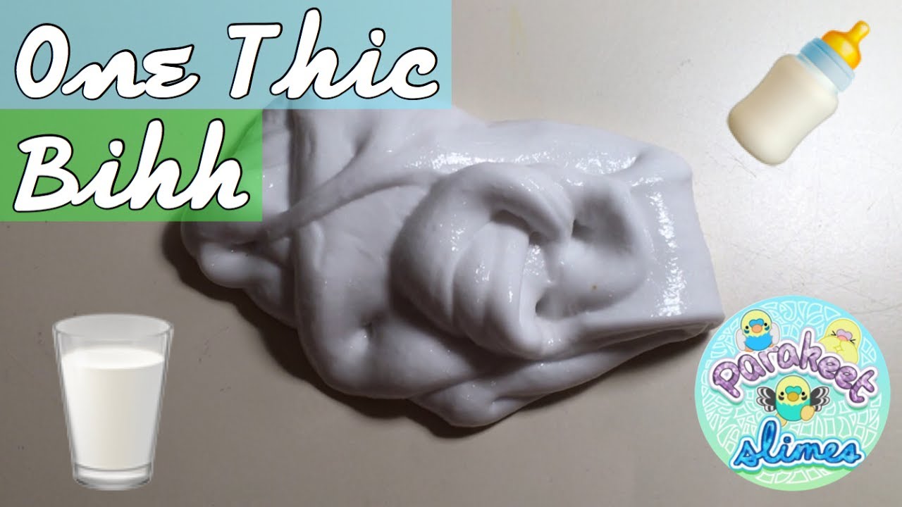 How To Make Smooth Milky White Slime 