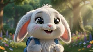 🐰 The Little Bunny's Magical Adventure 🌈 | Kids Cartoon