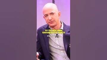 Jeff Bezos: Focus On The Controllable Inputs To Your Business