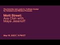 Mott Street: Ava Chin with Maya Jasanoff | Conversations from the Cullman Center