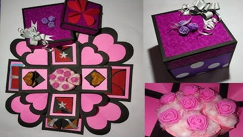Explosion Box Tutorial // Part-1 // Birthday gift idea // Easy tutorial // Splendid Art