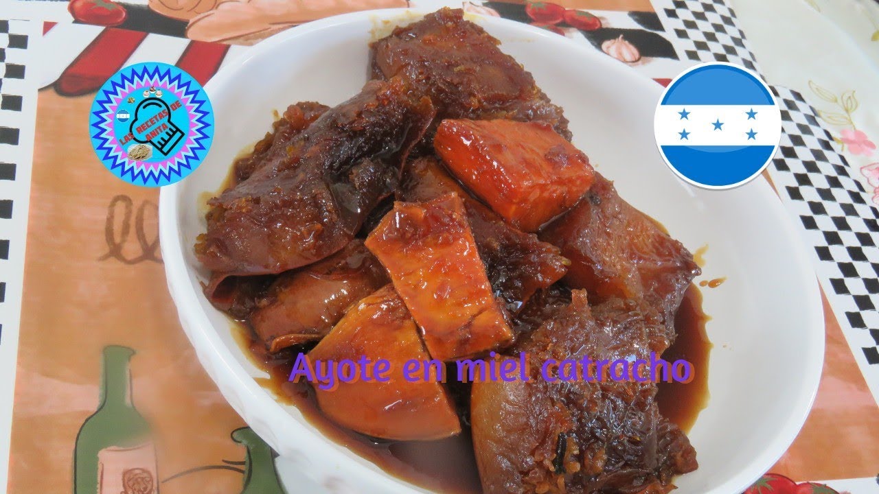 ayote en miel catracho , las recetas de anita