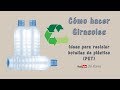 Cómo hacer Girasoles  Ideas para reciclar botellas de plástico PET
