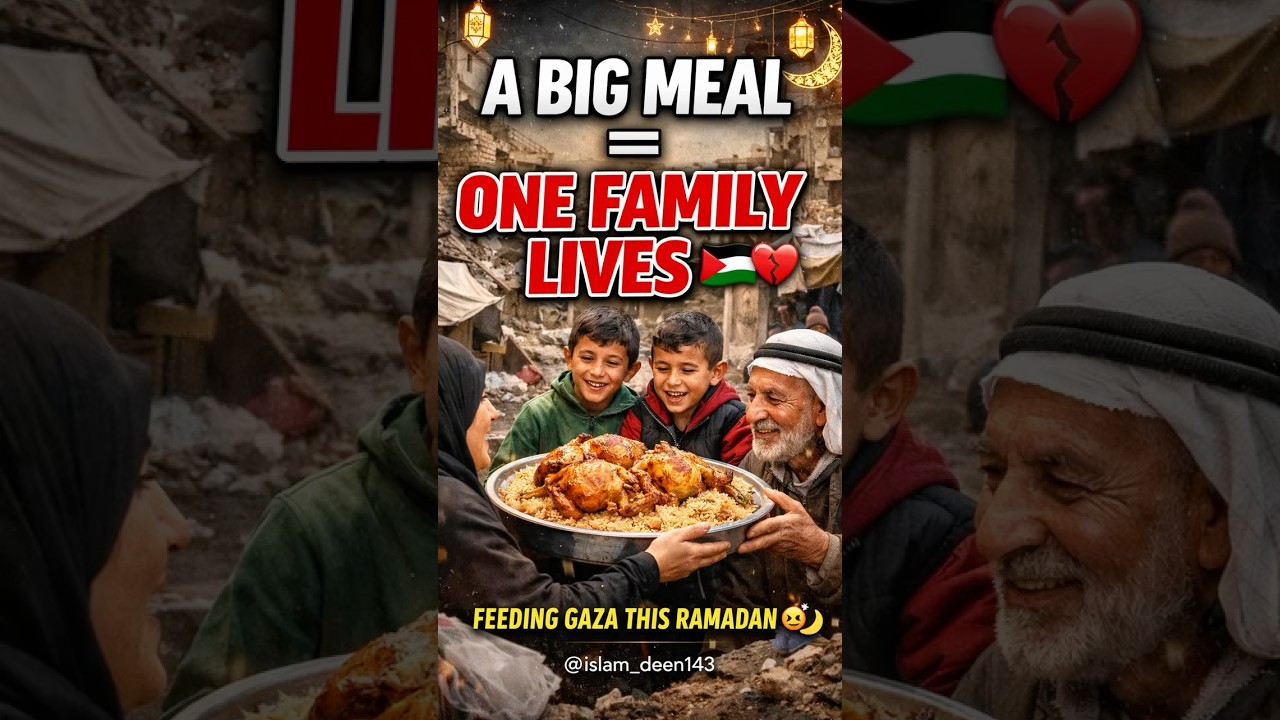 Feeding Hope in Gaza 🇵🇸 | Ramadan Ration Distribution for Needy Families  