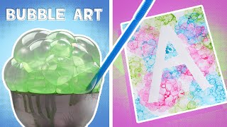Bubble Painting | Easy Bubble Art