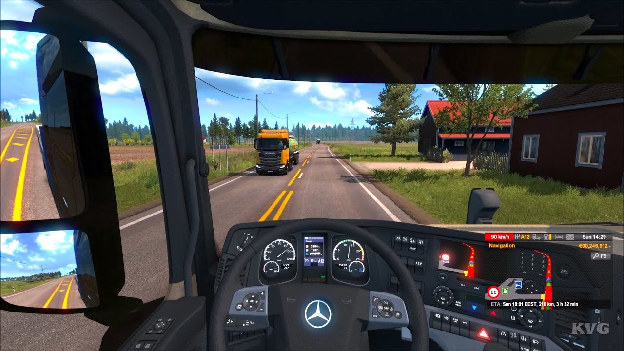 Euro Truck Simulator 2 - Beyond the Baltic Sea - Lahti to Vyborg | Gameplay (PC HD) [1080p60FPS]