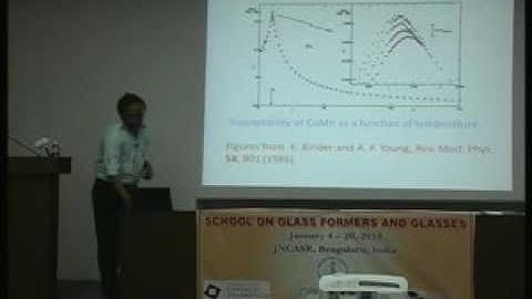 Introduction to the theory of Spin Glasses by Chandan Dasgupta