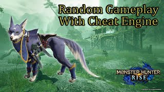 Monster Hunter Rise 💠 Random Gameplay With Cheat Engine