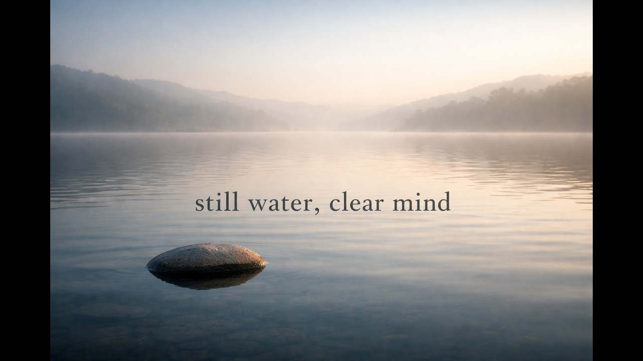 still water, clear mind — calm focus music