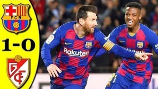 Barcelona vs Granada Live -Full Highlights & all goal (1-0) laliga2020