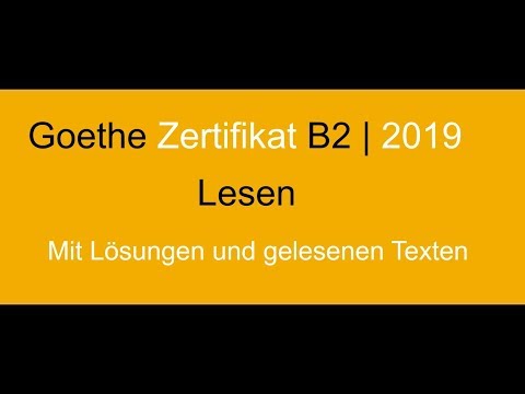 Grenzenlosci On Goethe Zertifikat B1 Hören German Listening Exam