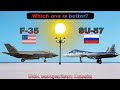 USA vs Russia Air Power | F-35 vs Su-57 | Which 5th-Gen Fighter Is Superior? 