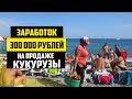 СКОЛЬКО МОЖНА ЗАРАБОТАТЬ ПРОДАВАЯ КУКУРУЗУ НА МОРЕ? 12000 РУБЛЕЙ В ДЕНЬ!