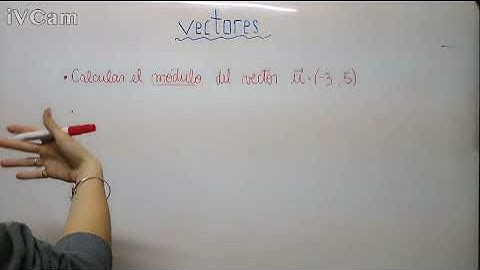 Cómo calcular el modulo de un vector