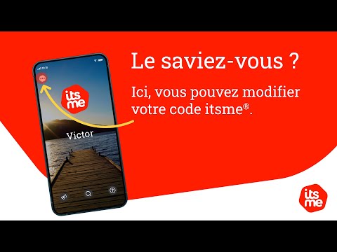 HELPDESK - Modifiez votre code itsme®.