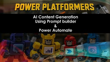 Generative AI in Power Platform using Prompt Builder & Power Automate Flow