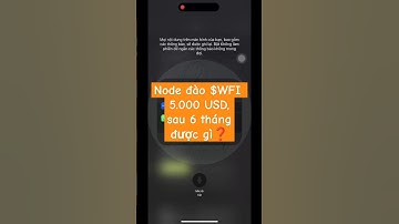 Node Đào WFI 5k USD Sau 6 Tháng Được Gì❓ #crypto #xuhướng #wefi #wfi #coin #daocoin