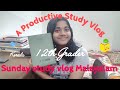 A Productive Sunday Study Vlog 📖 Malayalam Study Vlog📍Kerala,India Pls SUBSCRIBE 💓🎀 #plustwo #study