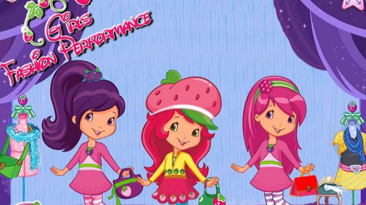 Игры земляничка бег. Игра Земляничка. Девочка клубничка Одевалка. Strawberry Shortcake Одевалка.