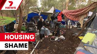 Inside Adelaide's housing shame: Rough sleepers ordered to leave Modbury tent city | 7NEWS