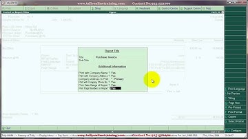 Tally. ERP 9 Voucher Printing in Hindi (www.tallyonlinetraining.com)
