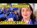 ACTUAL GRADUATION, CONGRATS CARLA | KALINGAP RAB | KUYA JOMAR VLOG