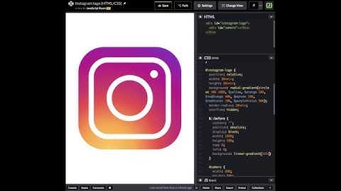 [HTML/CSS] Instagram logo
