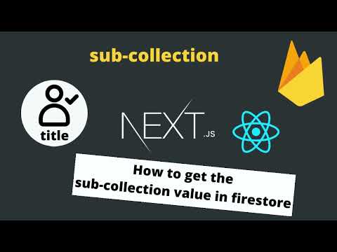 How to get sub collection data in firebase 9 | Cloud Firestore